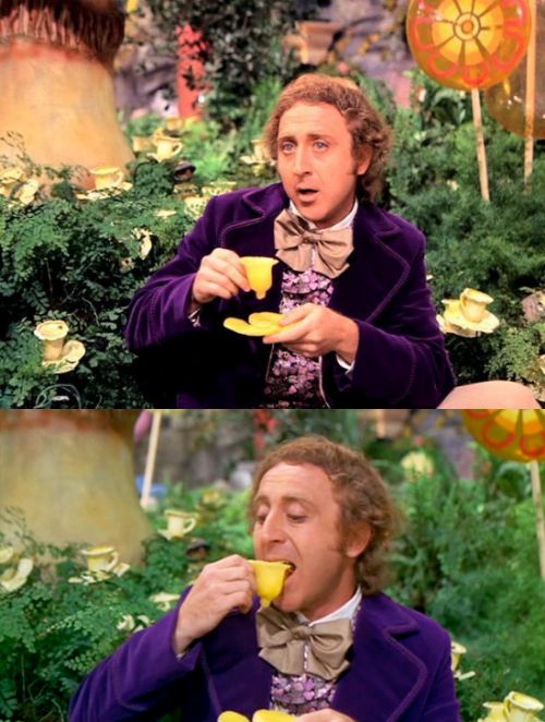 High Quality Wonka minds his business Blank Meme Template