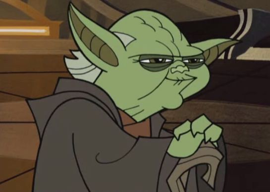 Smug Yoda Blank Meme Template