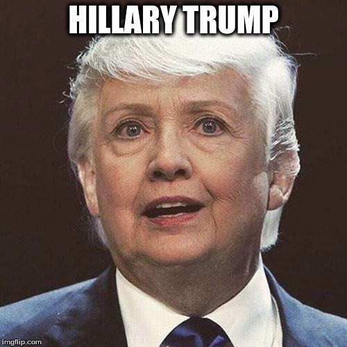 Hillary Trump | HILLARY TRUMP | image tagged in hilary trump | made w/ Imgflip meme maker