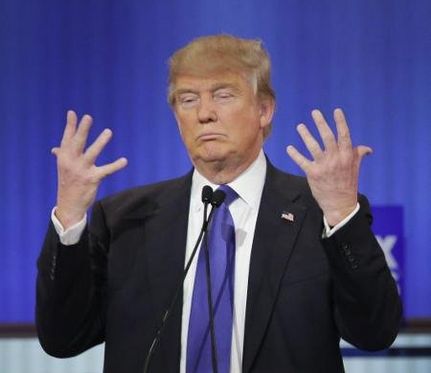 High Quality Trump hands Blank Meme Template