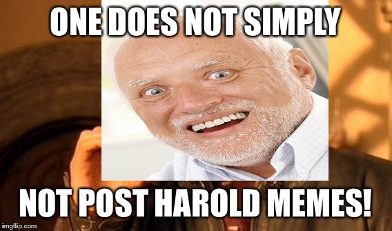 ONE DOES NOT SIMPLY NOT POST HAROLD MEMES! | made w/ Imgflip meme maker