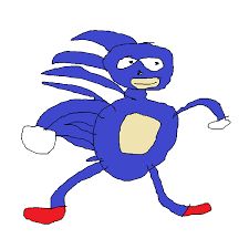 SANIC FAST Blank Meme Template