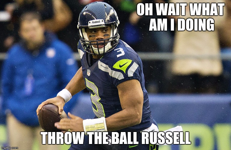 russell | OH WAIT WHAT AM I DOING; THROW THE BALL RUSSELL | image tagged in memes | made w/ Imgflip meme maker