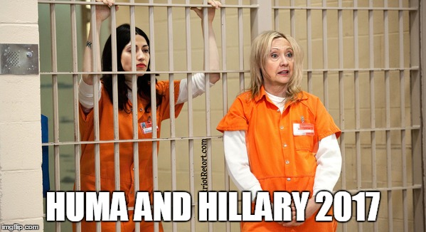Just delayed is justice denied. | HUMA AND HILLARY 2017 | image tagged in memes,hillary clinton | made w/ Imgflip meme maker