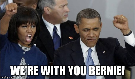 WE'RE WITH YOU BERNIE! | made w/ Imgflip meme maker
