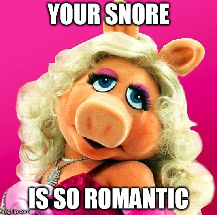 YOUR SNORE; IS SO ROMANTIC | image tagged in memes | made w/ Imgflip meme maker