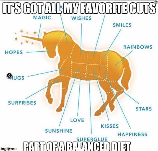 IT'S GOT ALL MY FAVORITE CUTS PART OF A BALANCED DIET | made w/ Imgflip meme maker