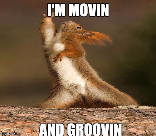 I'M MOVIN AND GROOVIN | made w/ Imgflip meme maker