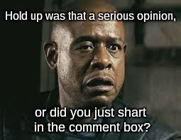 So stupid it hurts | Hold up was that a serious opinion, or did you just shart in the comment box? | image tagged in dumb,stupid people,forrest whitaker eye | made w/ Imgflip meme maker