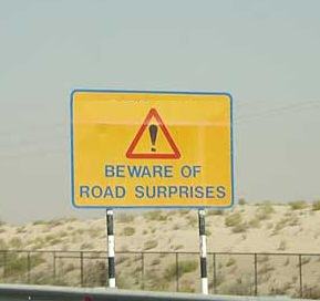 road surprises meme Blank Meme Template