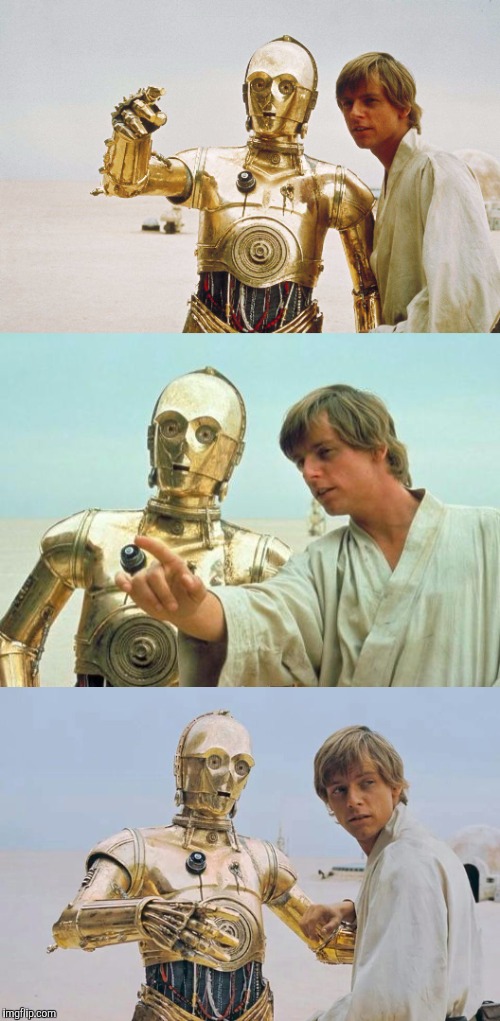 Bad Pun Luke Skywalker Blank Meme Template