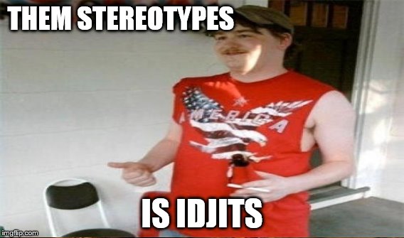 THEM STEREOTYPES IS IDJITS | made w/ Imgflip meme maker