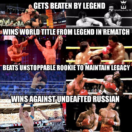 Rocky Cena John Balboa | image tagged in john cena,rocky,wwe,wrestling | made w/ Imgflip meme maker