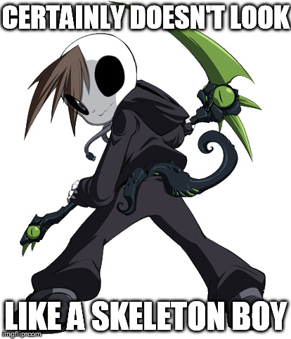 CERTAINLY DOESN'T LOOK LIKE A SKELETON BOY | made w/ Imgflip meme maker