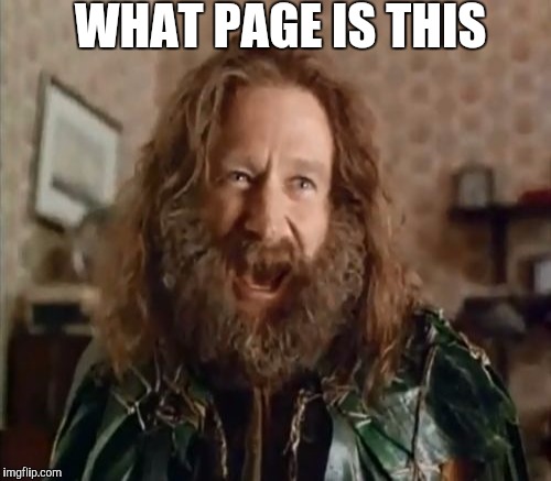 WHAT PAGE IS THIS | made w/ Imgflip meme maker