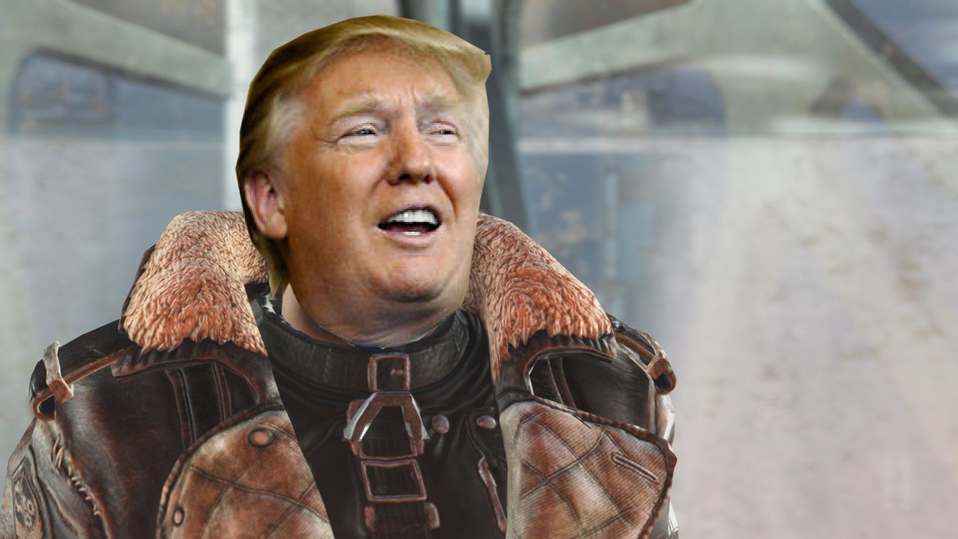 High Quality Fallout Trump Blank Meme Template
