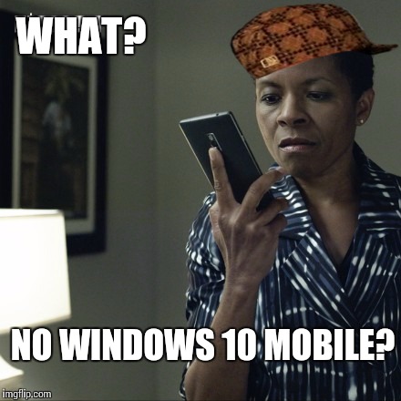 OnePlus | WHAT? NO WINDOWS 10 MOBILE? | image tagged in oneplus,scumbag | made w/ Imgflip meme maker