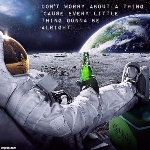 X | image tagged in austronaut beer | made w/ Imgflip meme maker