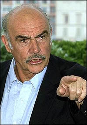 Angry Connery Blank Meme Template
