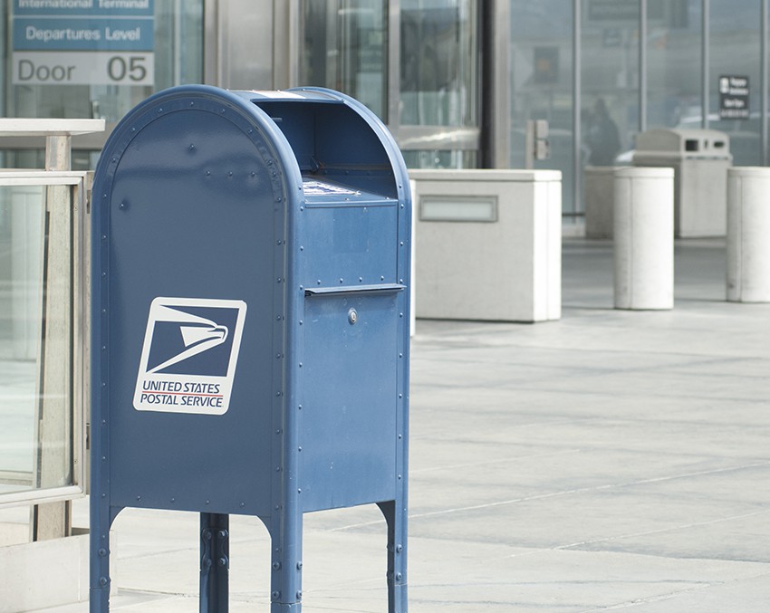 United States postal service  Blank Meme Template