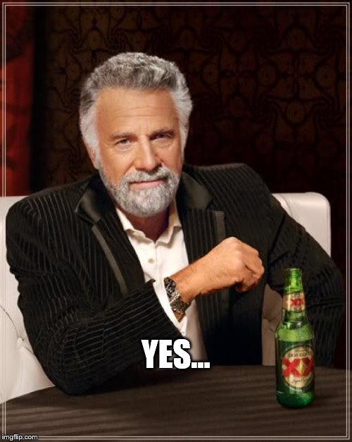 YES... | image tagged in memes,the most interesting man in the world | made w/ Imgflip meme maker