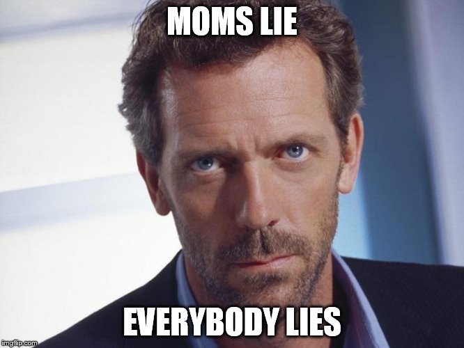 MOMS LIE EVERYBODY LIES | made w/ Imgflip meme maker