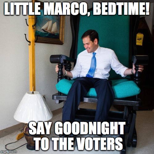 Lil' Marco | LITTLE MARCO, BEDTIME! SAY GOODNIGHT TO THE VOTERS | image tagged in lil' marco | made w/ Imgflip meme maker