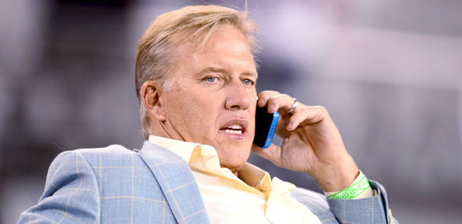 High Quality Elway on the phone  Blank Meme Template
