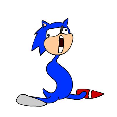 no legs sanic Blank Meme Template