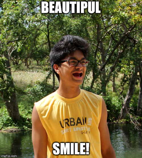 BEAUTIPUL; SMILE! | image tagged in toothless ghanem likes | made w/ Imgflip meme maker