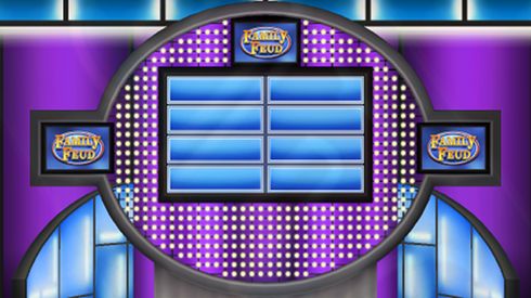 High Quality Family Fued Board Blank Meme Template