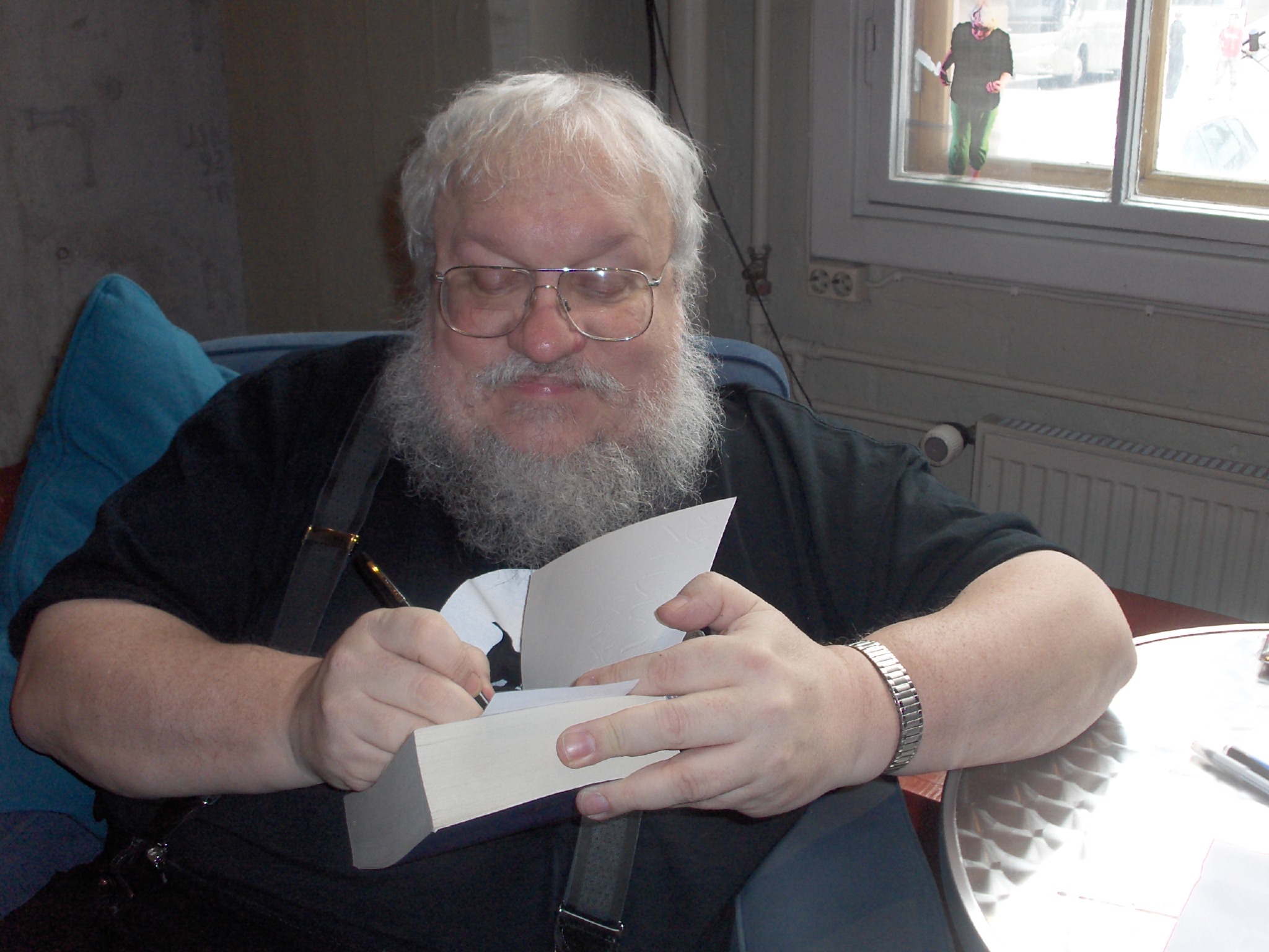 George R.R. Martin Blank Meme Template