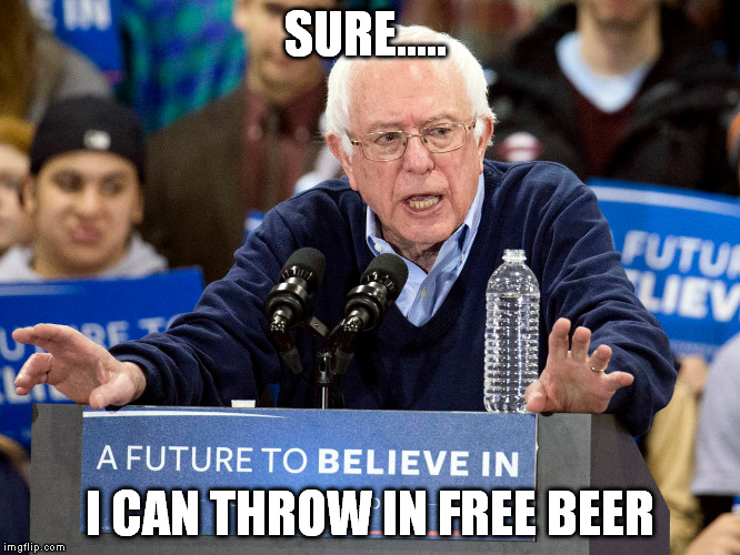 SURE..... I CAN THROW IN FREE BEER | made w/ Imgflip meme maker