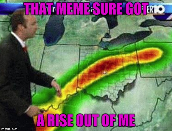 THAT MEME SURE GOT A RISE OUT OF ME | made w/ Imgflip meme maker