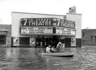 Flooded movie theater Blank Meme Template