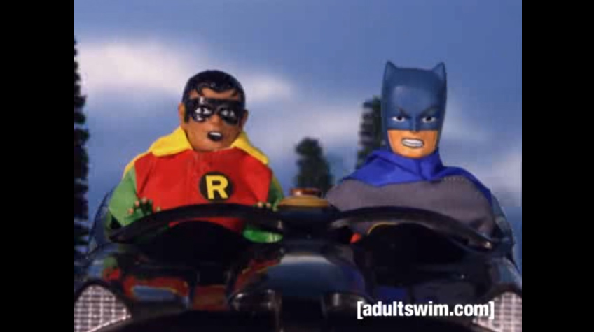 High Quality Robot Chicken Batman and Robin Blank Meme Template