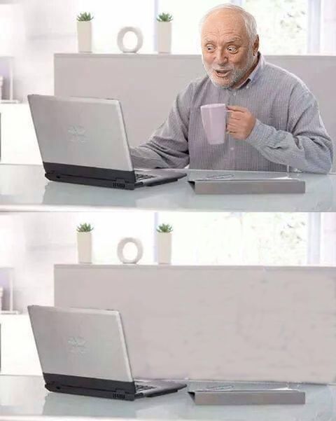 High Quality Hide The Pain Harold Bails Blank Meme Template