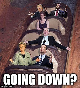 America takes a ride | GOING DOWN? | image tagged in splash mountain,memes | made w/ Imgflip meme maker