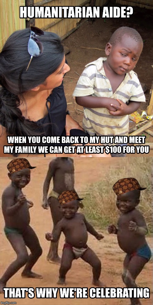 Welcome to the Jungle | image tagged in third world skeptical kid,third world success kid,scumbag,memes,african kids dancing,robbery | made w/ Imgflip meme maker