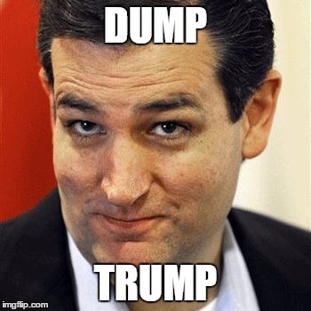 Good Guy Ted | DUMP; TRUMP | image tagged in good guy ted,memes,funny,political,ted cruz,donald trump | made w/ Imgflip meme maker