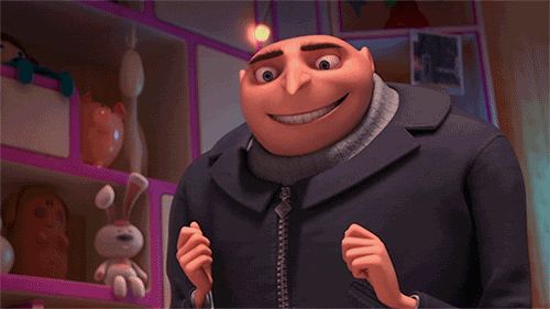 Giddy Gru Blank Meme Template