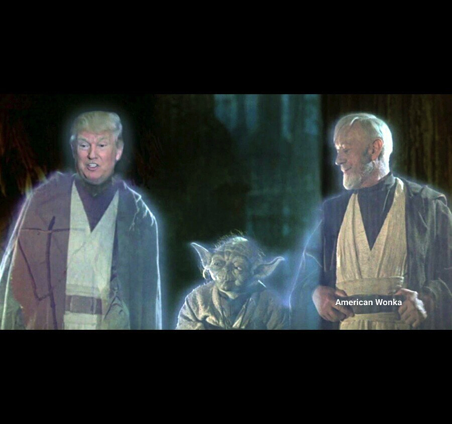 High Quality Trump Jedi Blank Meme Template