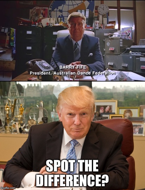 SPOT THE DIFFERENCE? | image tagged in make donald drumpf again,donald trumph hair | made w/ Imgflip meme maker