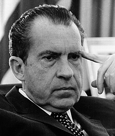 Contemplating Nixon Blank Meme Template