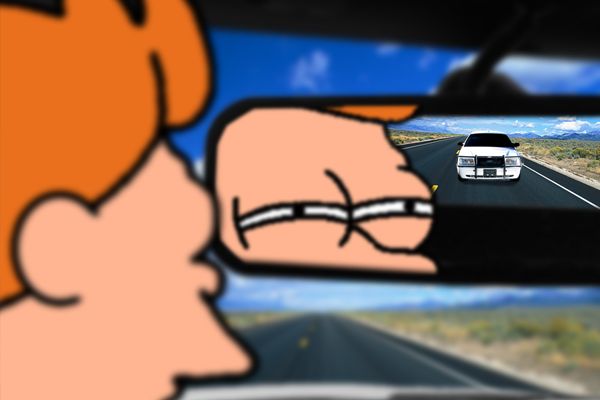 High Quality Fry Not Sure Car Version Blank Meme Template