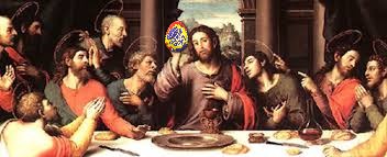 Creme Egg Last Supper | image tagged in last supper,egg | made w/ Imgflip meme maker