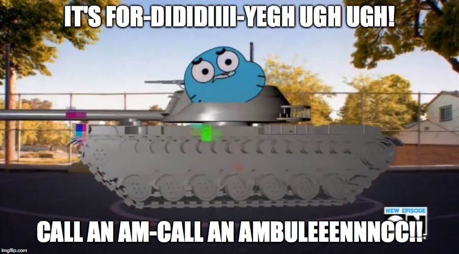 Cheat Code Fail | IT'S FOR-DIDIDIIII-YEGH UGH UGH! CALL AN AM-CALL AN AMBULEEENNNCC!! | image tagged in konami,cheat code,gumball,the amazing world of gumball,memes | made w/ Imgflip meme maker
