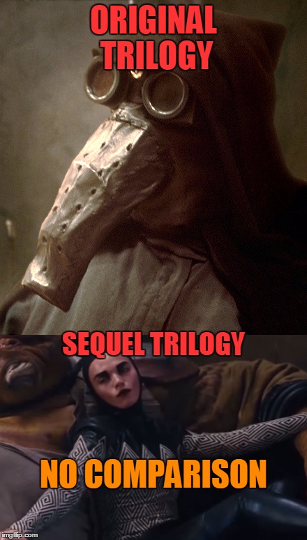 Imperial Spy v First Order Spy | ORIGINAL TRILOGY; SEQUEL TRILOGY; NO COMPARISON | image tagged in star wars,memes | made w/ Imgflip meme maker