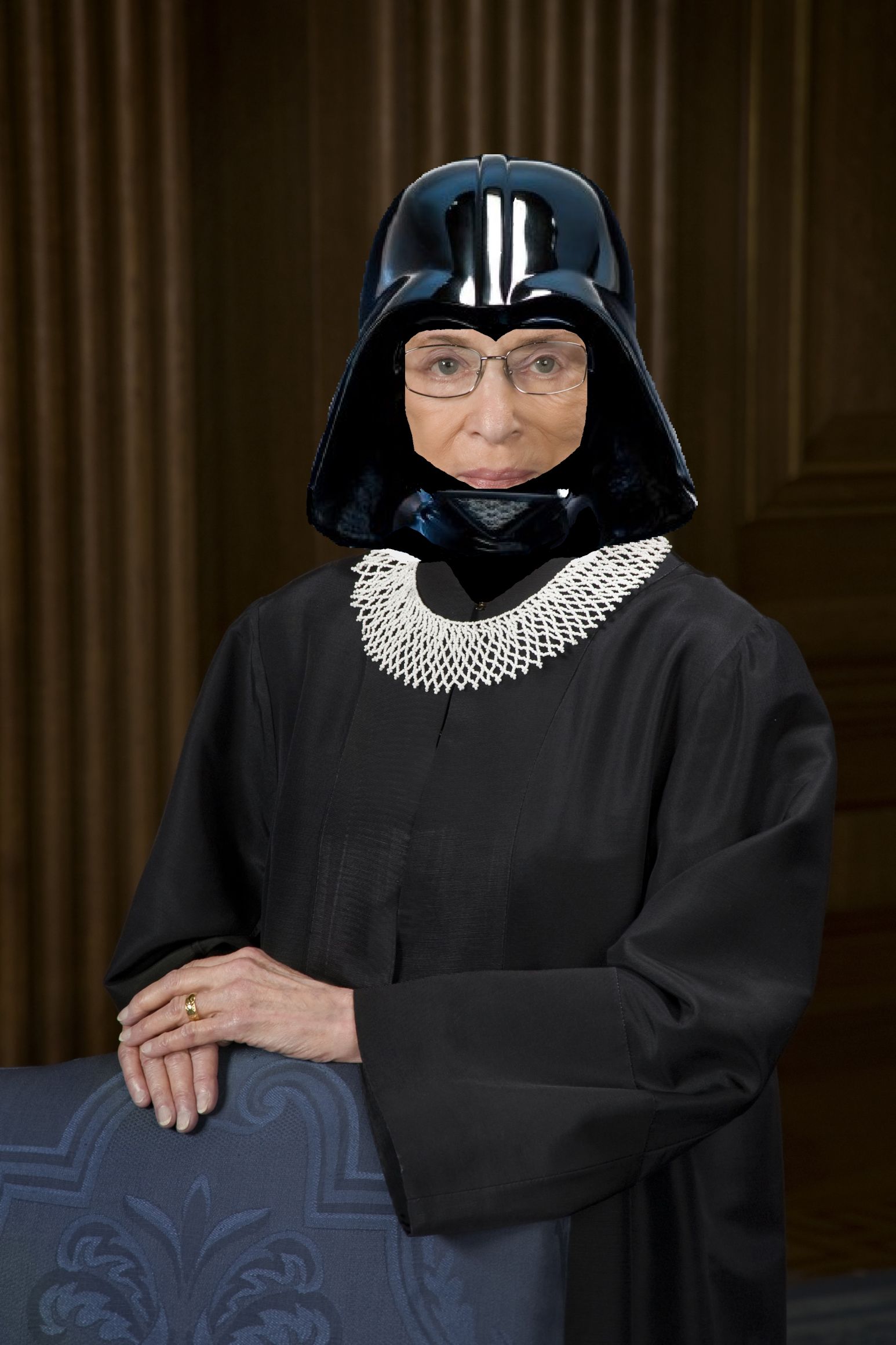 High Quality Ruth VADER Ginsburg Blank Meme Template