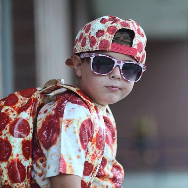 Pizza Kid Blank Meme Template
